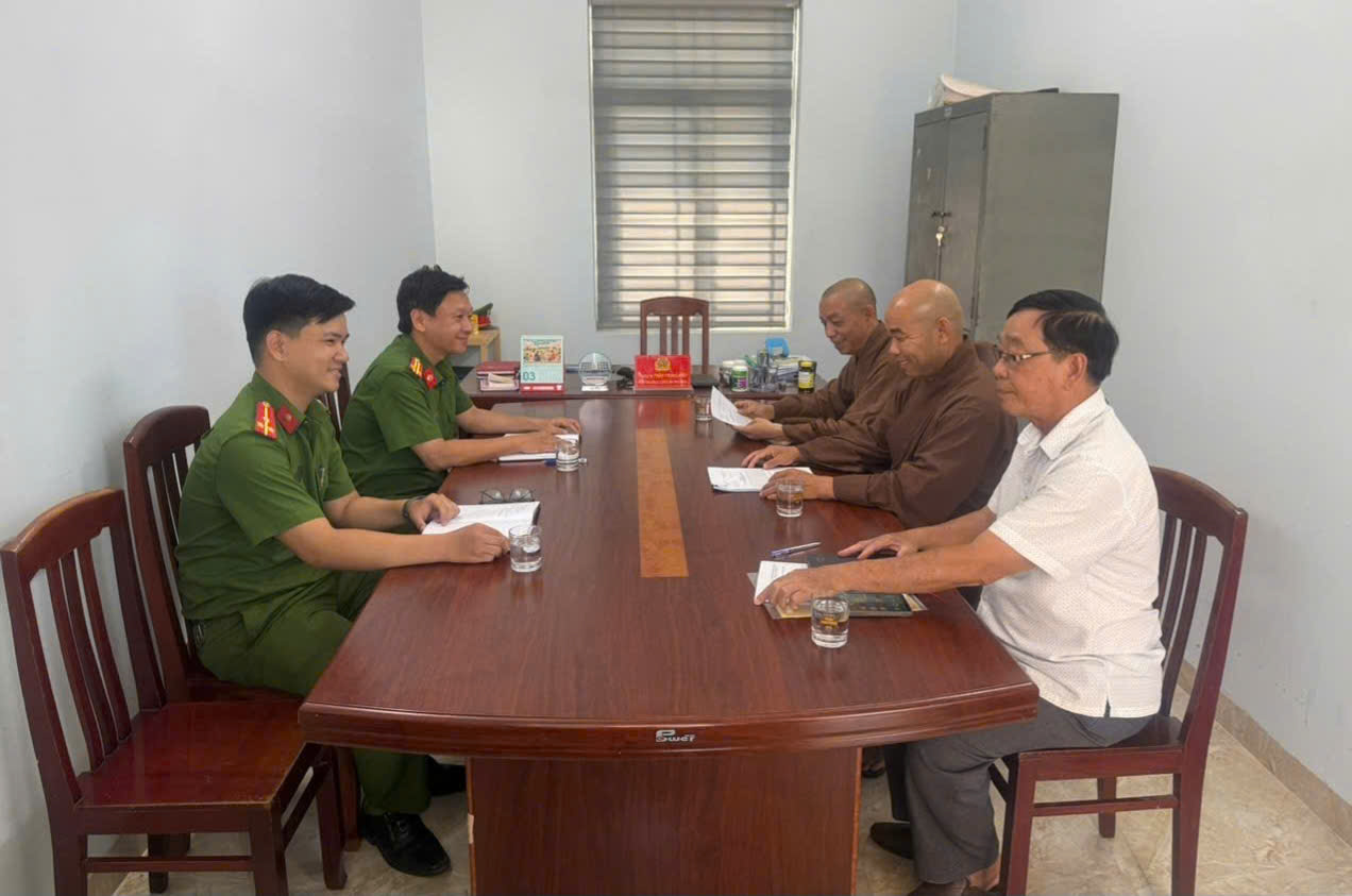 Họp kiện toàn công tác an ninh trật tự cho Đại hội Đại biểu Phật giáo tỉnh Gia Lai lần thứ 1, nhiệm kỳ 2026 – 2031.